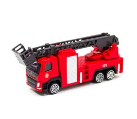 Металева машинка "Volvo Пожежна машина" (з краном)