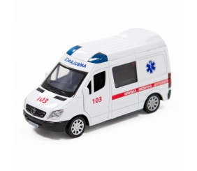 Автомодель "Mercedes-Benz Sprinter Швидка допомога", 14 см