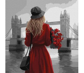 Картина за номерами "Туманний Лондон" 40х40 см