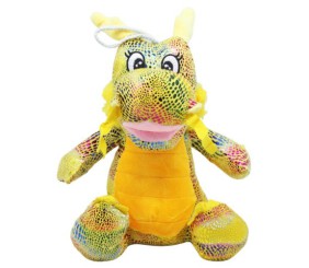 Мʼяка іграшка "Дракон", жовтий (30 см)