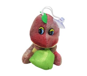 Мʼяка іграшка "Дракон з мішечком", коричневий (9 см)