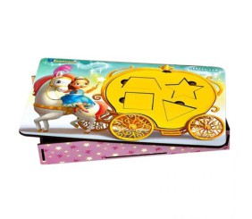 Сортер-пазл + танграм "Фея та карета"