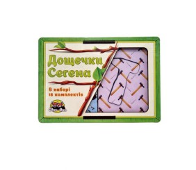 Пазл-сортер "Дощечки Сегену: інструменти"