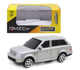 Металева машинка "Land Rover Range Rover", срібний