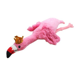 Мʼяка іграшка "Фламінго-обіймусь", в короні, 100 см (рожевий)