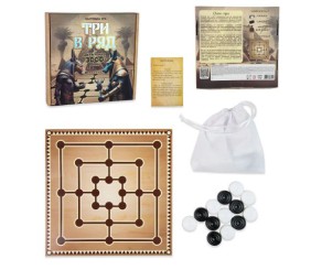 Настільна гра "Три в ряд" (укр)