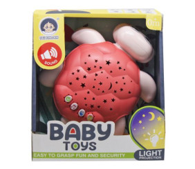 Нічник із проектором "Черепашка" (рожева)