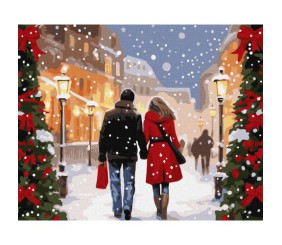 Картина за номерами "Різдвяна атмосфера" ★★★