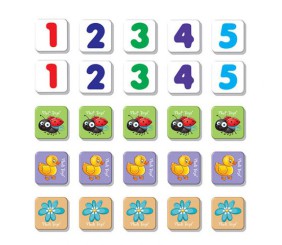 Магнітна гра "Рахуємо до пʼяти" (укр)