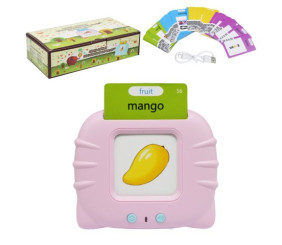 Кишенькова абетка Монтессорі "Котик", 112 карток, рожева (англ.)