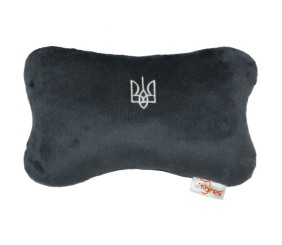 Підголовник - подушка "Тризуб" сірий, Tigres