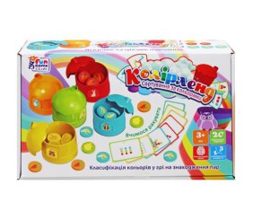Гра "Колірленд" 20 карток, 5 боксів-будиночків