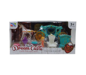 Ігровий набір з каретою "Dream Castle" (бірюзовий)