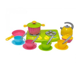 Набір посудкі з конфорками, 20 предметів