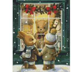 Алмазна мозаїка "Магазин іграшок" 40х50 см