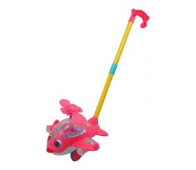 Каталка зі світлом "Гвинтокрил" (рожевий)