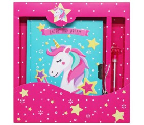 Набір із блокнотом на замочці "Єдиноріг із зірочкою"