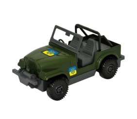 Авто-джип інерційний, пластиковий "Військовий"