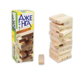Настільна гра "Дженга міні" (48 брусків)