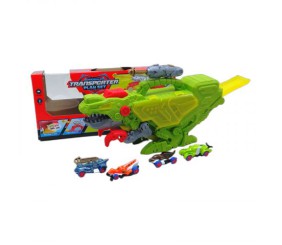 Трек-паркінг "Динозавр", 4 машинки, світло, звук