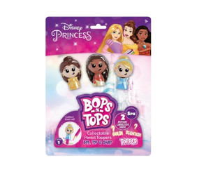 Набір колекційних фігурок-топерів SAMBRO серії "Bop n Tops" – ПРИНЦЕСИ ДІСНЕЙ (5 фігурок, в асорт.)