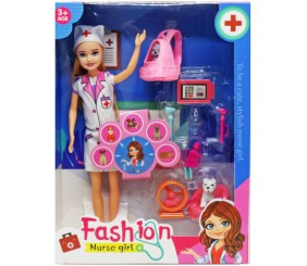 Лялька "Ветеринар з тваринами", 23 см