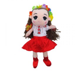 Лялька мʼяка "Маленька україночка" 36 см