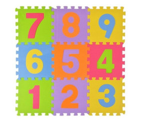 Фомовий килимок-пазл "Цифри" (9 елем)