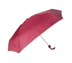 Парасолька механічна, міні, складана (бордова)