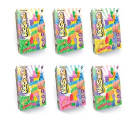 Набір креативної творчості "Кінетичний пісок "KidSand" коробка 600 г укр (6)