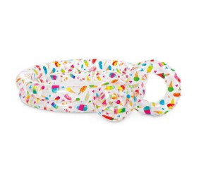 Басейн "Зірки" Коло, дитяче, 2 кільця, кольоровий з набором, розміром 122х25см, 150л, від 2-х років