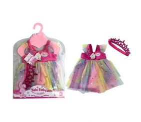 Одяг для пупсів і ляльок, в пакеті, Yala Baby - сукня з короною