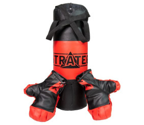 Боксерський набір Груша та рукавички, 50 см (червоно-чорний)