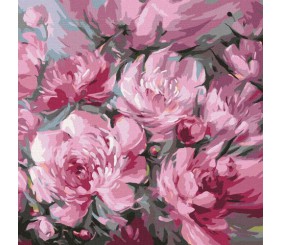 Картина за номерами "Пишний букет" 40х40 см