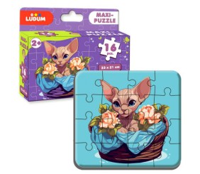 Пазл "Максі-пазл Котик", 16 елементів