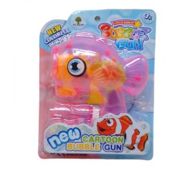 Пістолет з мильними бульбашками "Рибка" (рожевий)