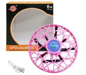 Іграшка-запускалка "НЛО", рожева