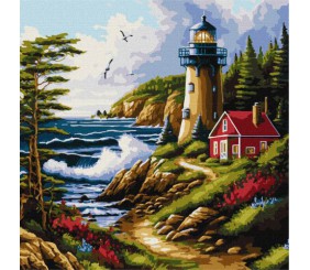 Картина за номерами "Морський бриз" 40х40 см