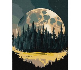 Картина за номерами з фарбами металік "Таємничий край" 40х50 см