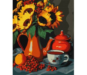 Картина за номерами "Чаювання влітку" 40х50 см