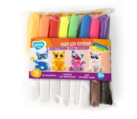 Набір повітряного пластиліну (16 стіків)