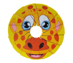 Іграшка-запускалка "Мега фризбі. Жирафик"