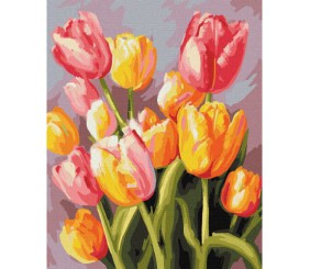 Картина за номерами "Весняний букет" 40х50 см