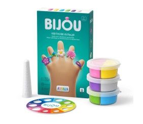 Набір самозастигаючого пластиліну "Квіткові кільця"