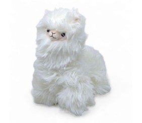 Мʼяка іграшка "Пухната Лама", 32 см (біла)