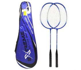Ракетки для бадмінтона, 2 шт, синій