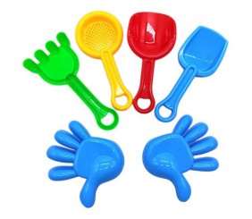 Пісочний набір "Веселі долоньки" (6 елем)