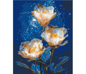 Картина по номерах з фарбами металік "Космічні астромерії" 40х50 см