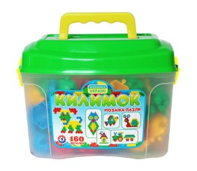 Мозаїка-пазли "Килимок" у валізці (160 деталей)