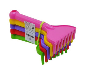 Дитячі граблі, пластикові, 5 штук, 18,5 см